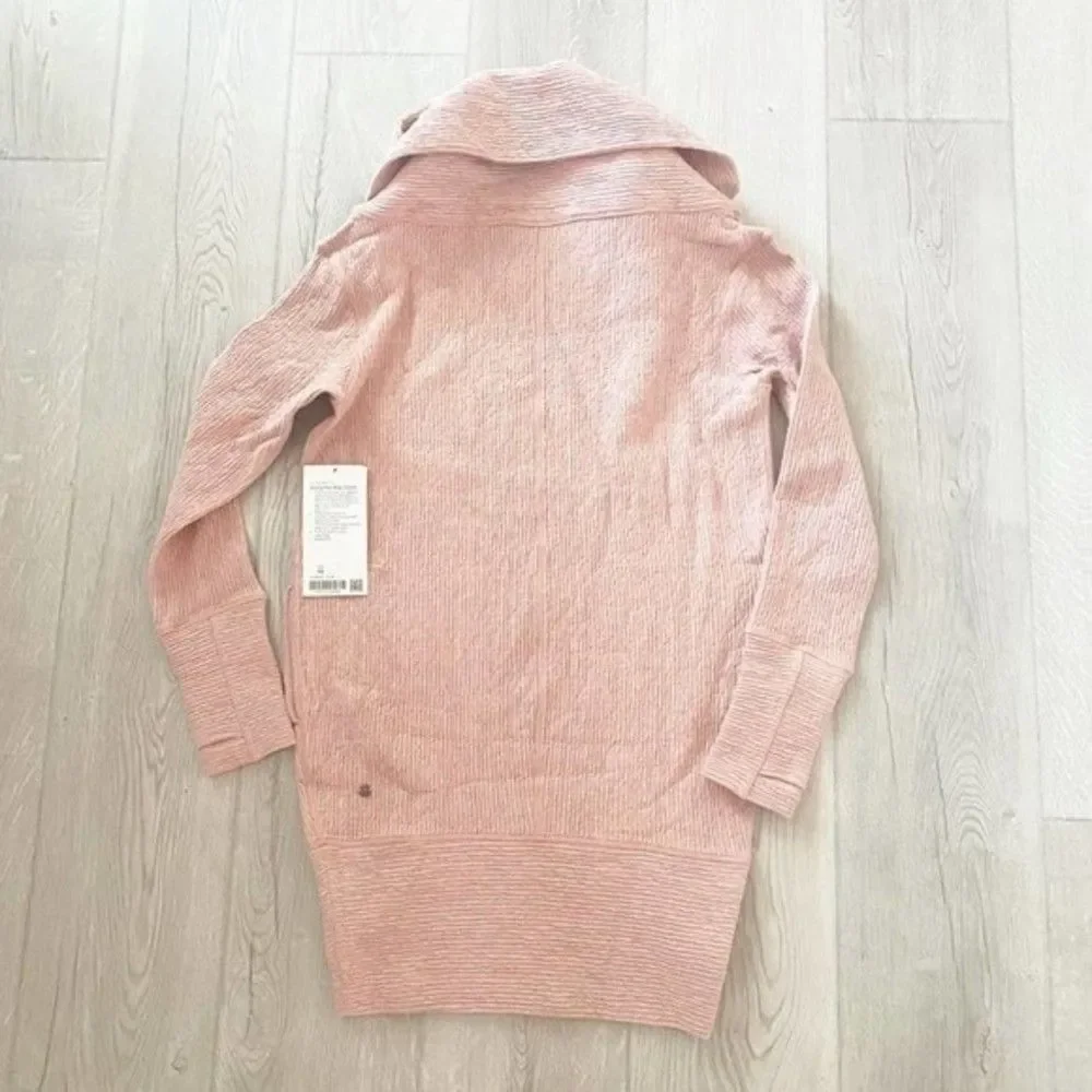 Lululemon Along The Way Knit Sweater Slouchy Dress Cowl Neck - Picture 5 of 7